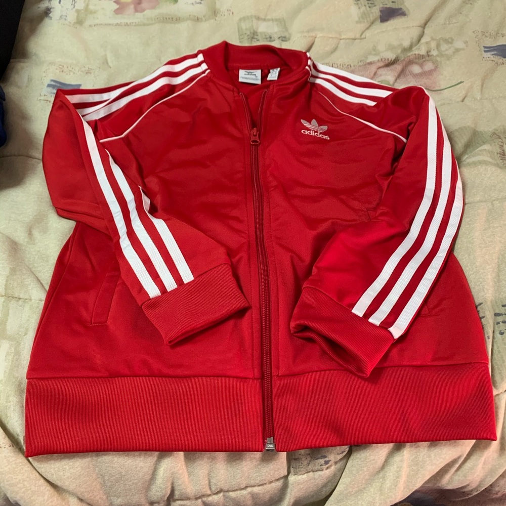 ADIDAS Boys Sweat Jacket - Picture 1 of 6
